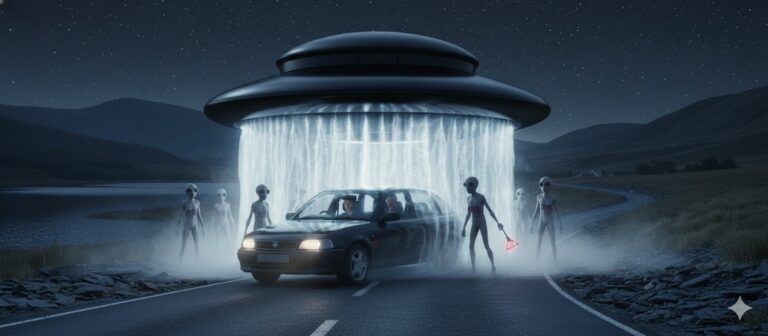 Illustration of the 1992 A70 Abduction Case in Scotland