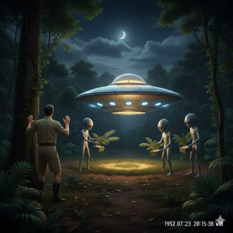 1952 Borneo Indonesia UFO sighting: Theo L. Smeets encounter with humanoids from planet Homan.