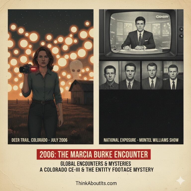 Marcia Burke 2006 UFO sighting Deer Trail Colorado entity footage.