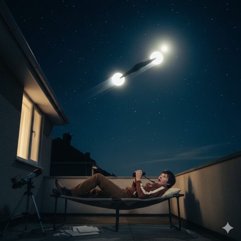 1978 London England UFO sighting witness observing rocking twin-disc craft from Slough Berkshire balcony