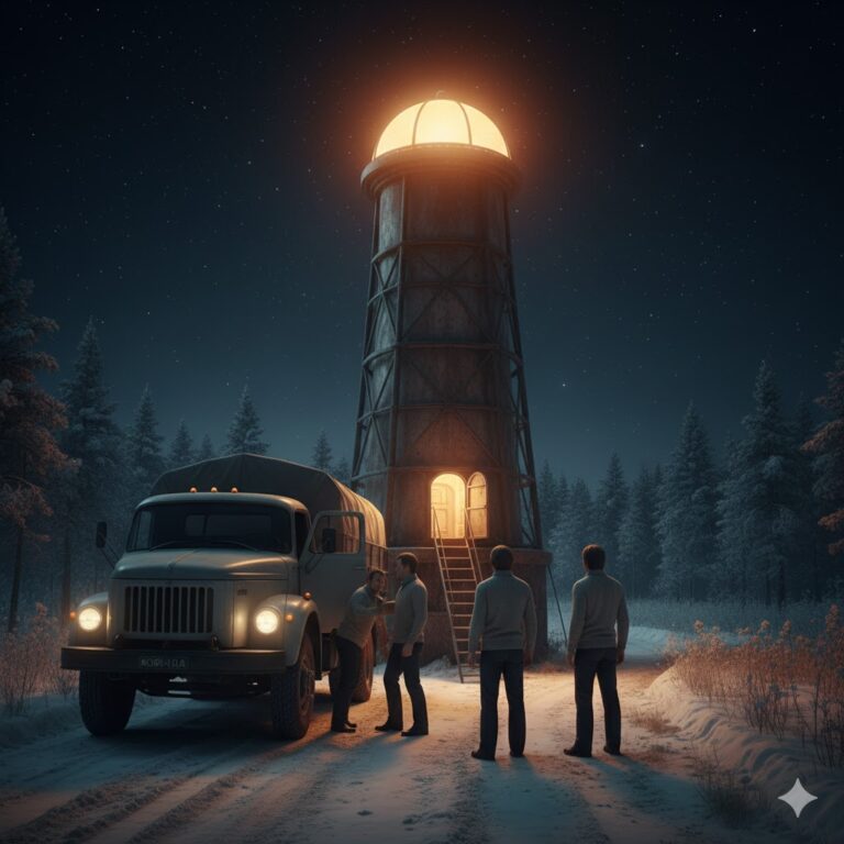 1976 Chernivtsi Ukraine Close Encounter truck driver observing cylinder-shaped UFO with entities