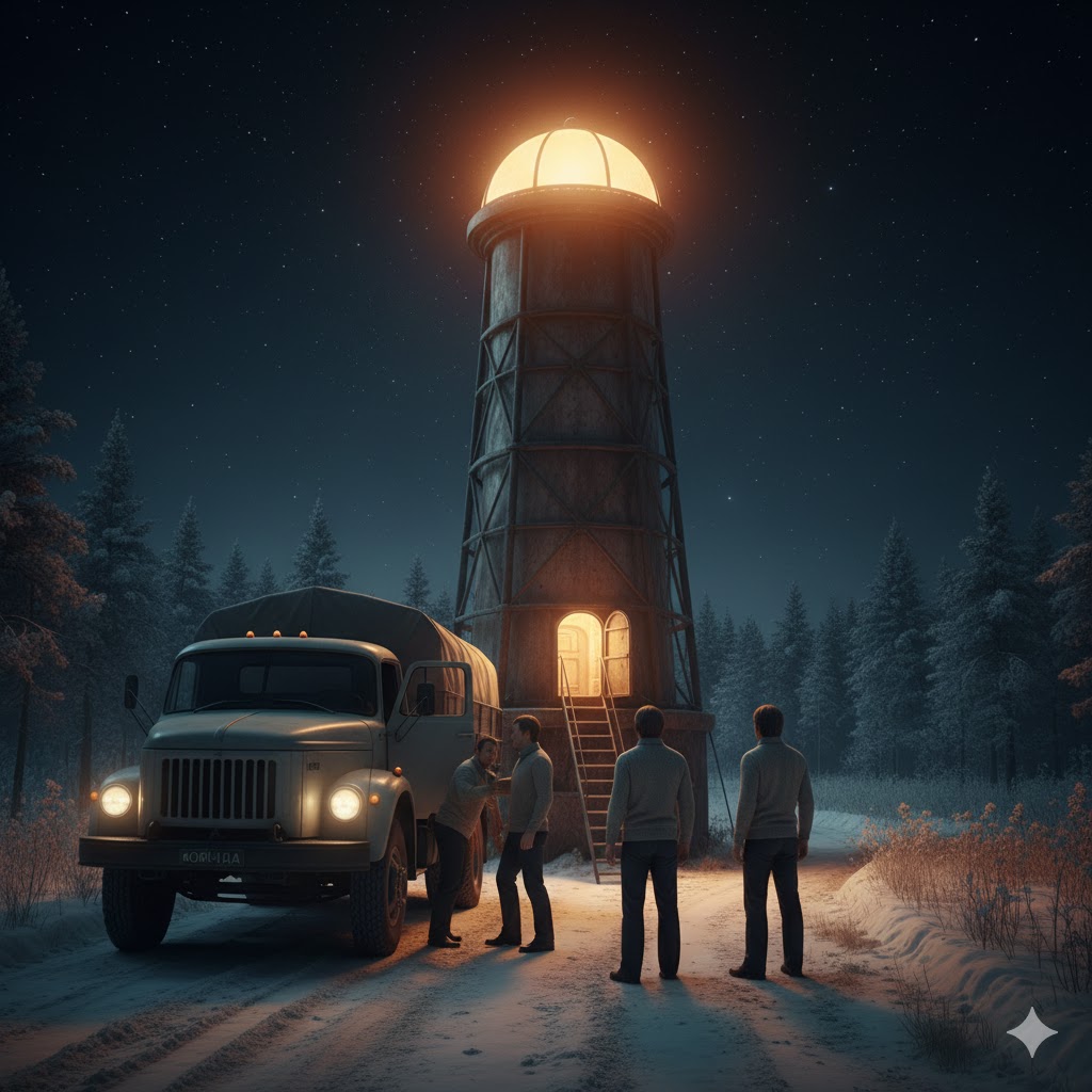 1976 Chernivtsi Ukraine Close Encounter truck driver observing cylinder-shaped UFO with entities