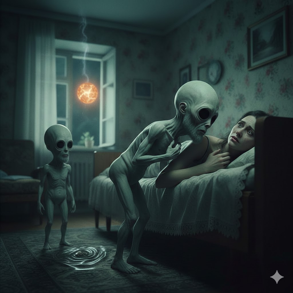 1989 Sochi UFO abduction pear-headed humanoid and ball lightning anomalies