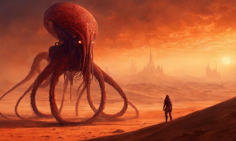 ai generated, extraterrestrial, monster, planet, universe, world, encounter, fantasy, science fiction, alien, space-8485891.jpg