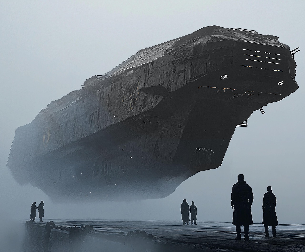 ai generated, spaceship, futuristic, future, science fiction, sci-fi, scifi, mist, fog, haze-8938069.jpg