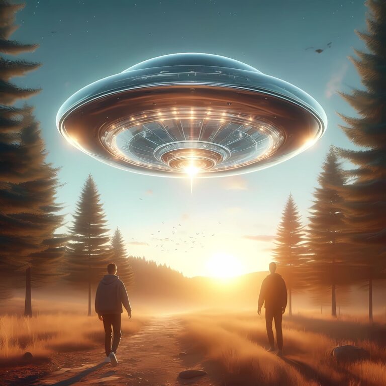 ai generated, ufo, alien, nature, spacecraft, saucer, flying, mystery, surprise, contact, horror, terror, astonishment, forest, fear, transparent, technology, encounters-8686711.jpg
