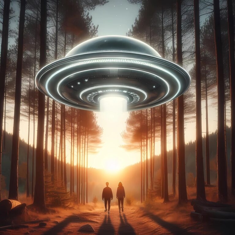 ai generated, ufo, alien, spacecraft, saucer, flying, mystery, nature, surprise, contact, horror, terror, astonishment, forest, fear-8686715.jpg