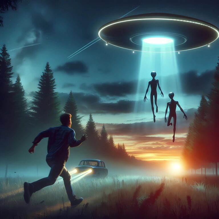ai generated, ufo, aliens, spacecraft, saucer, flying, mystery, surprise, contact, horror, terror, astonishment, nature, forest, fear, enemies, invaders, dangerous-8686710.jpg