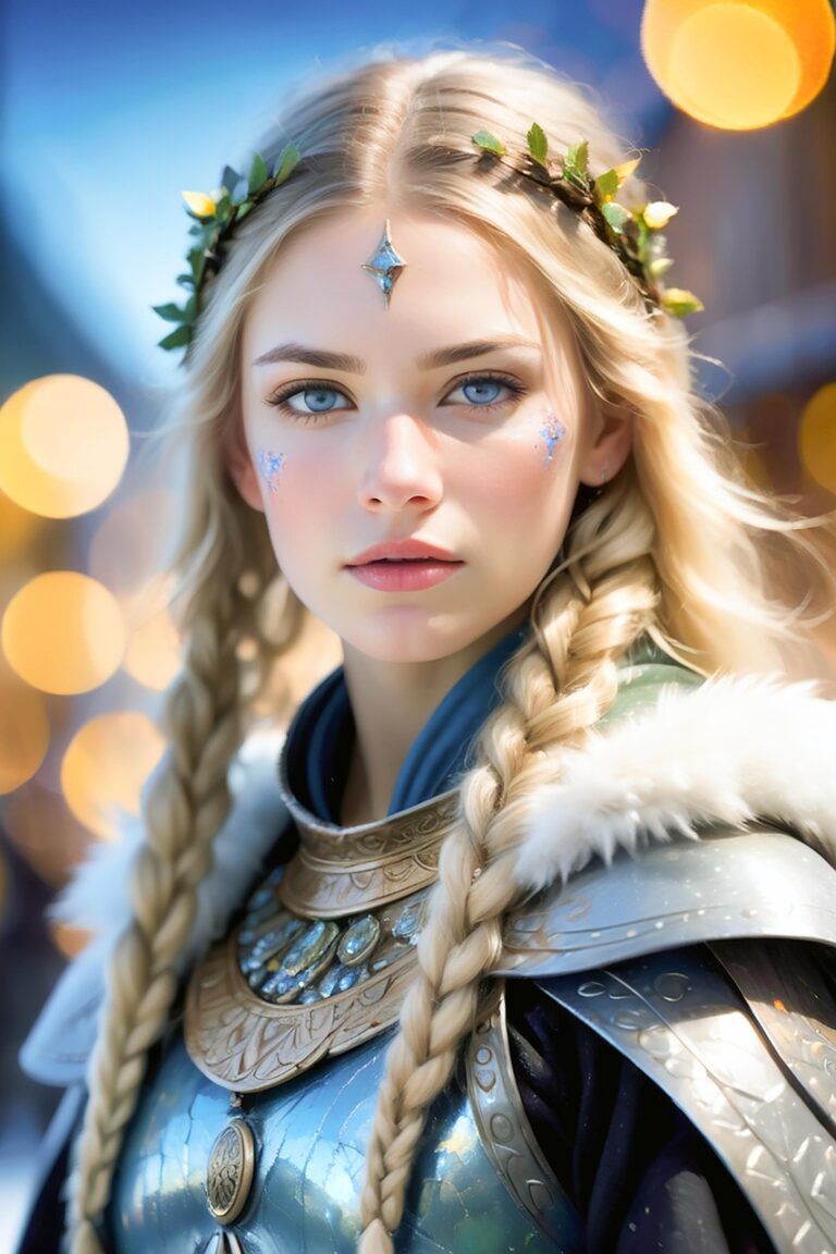 ai generated, woman, warrior, armor, blonde, beauty, portrait, medieval-8603976.jpg