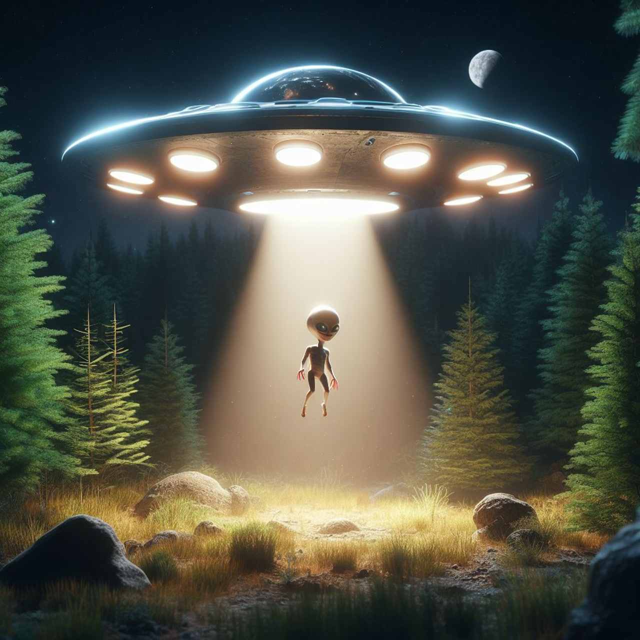 alien, spaceship, ufo, extraterrestrial, scifi, sci-fi, arriving, arrival, earth, space, flying saucer, et, ai generated-8339681.jpg