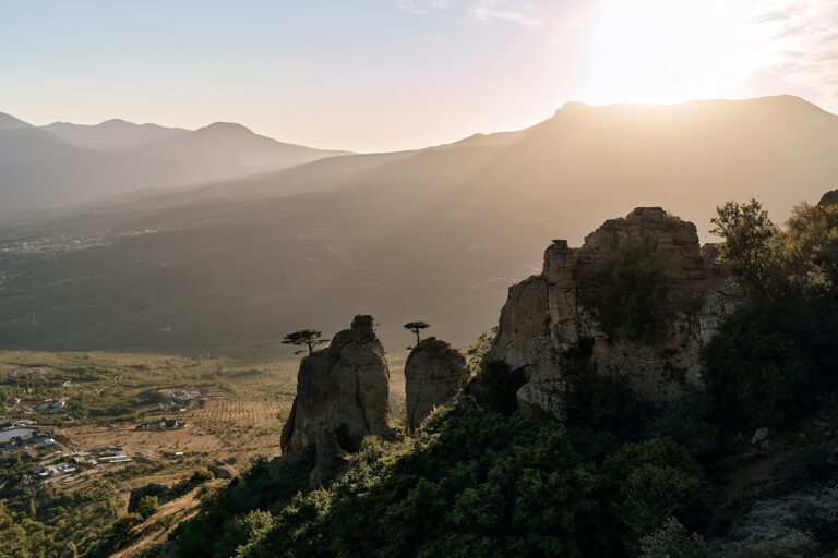 crimea, mountains, sunset, landscape, nature, demerdzhi, valley of ghosts, flora-7063710.jpg