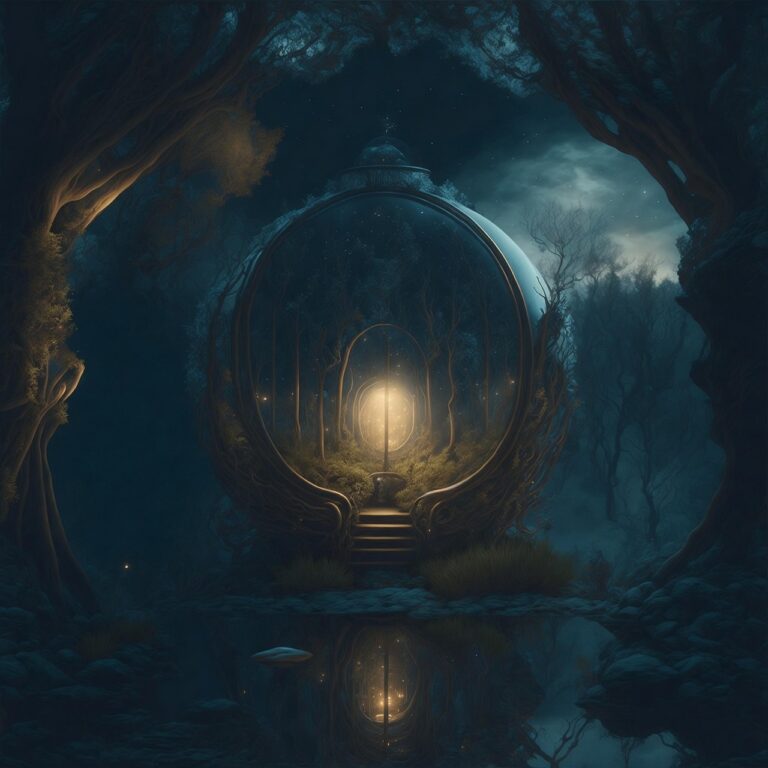 night, forest, ufo, the throne, forest scene at night, night sky, wallpaper, sky, nature, ai generated, book story, story-8152015.jpg