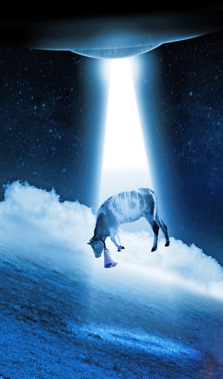ufo, cow, livestock, abduction, spaceship, ufo, ufo, ufo, ufo, ufo, abduction, abduction, spaceship-7389587.jpg