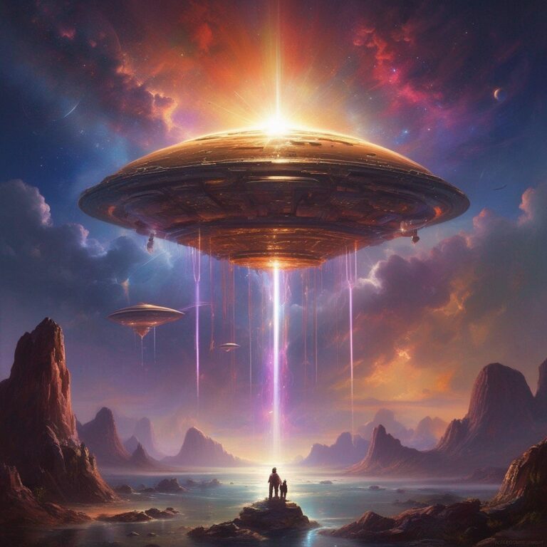 ufo, hovering, nature, sky, future, ai generated-8793437.jpg