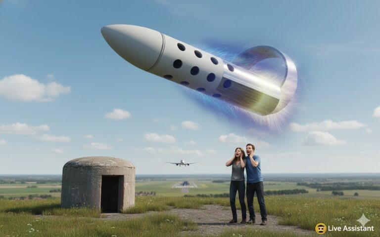 2014 Newcastle Airport UFO Sighting Flying Pipe Close Encounter