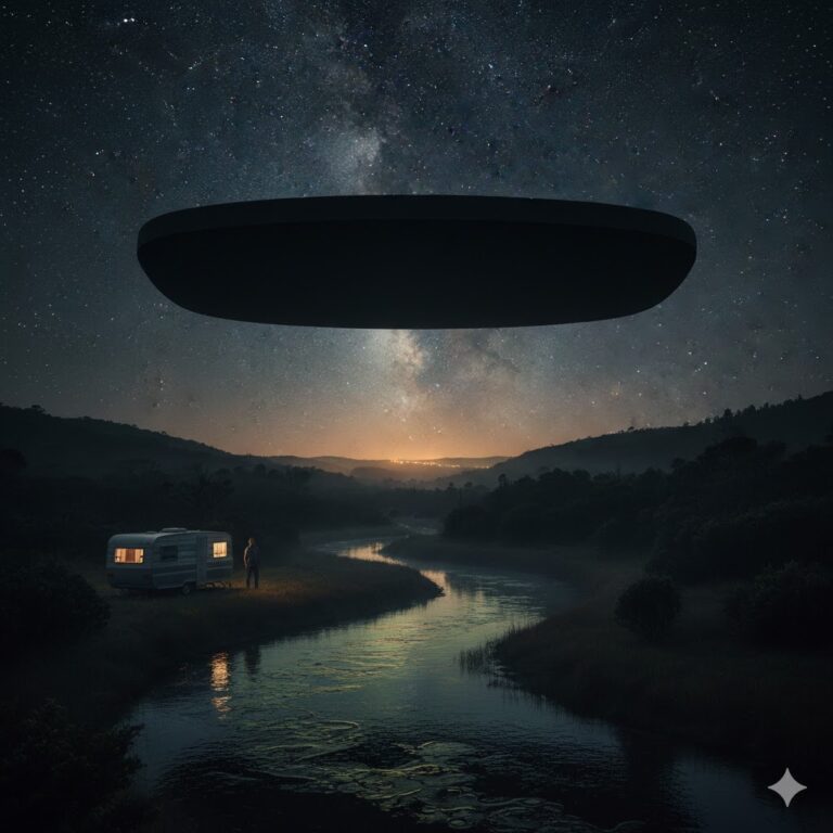 1994 Victoria Australia blackout triangle UFO over caravan park