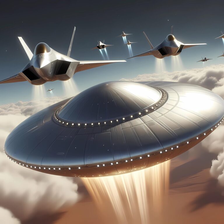 ai generated, ufo, flying saucer, spaceship, sci-fi, fantasy, science fiction, technology, alien, space, spacecraft, futuristic-8703351.jpg