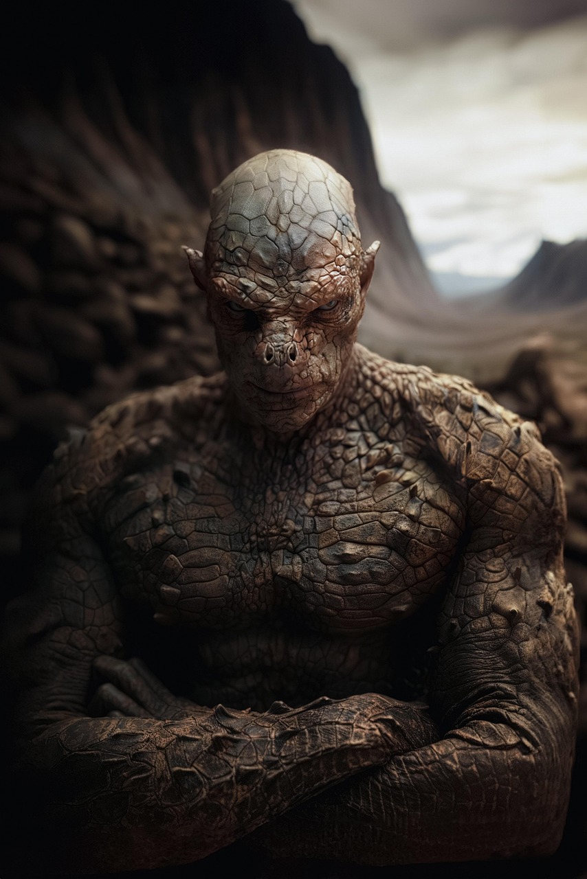 ai generated, reptilian, alien, demon, devilish, monster, lizard, being, extraterrestrial, lizardman, dragonman, conspiracy theory, hollow earth, science fiction-8213513.jpg